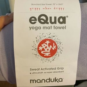 eQua yoga mat towel lavender
